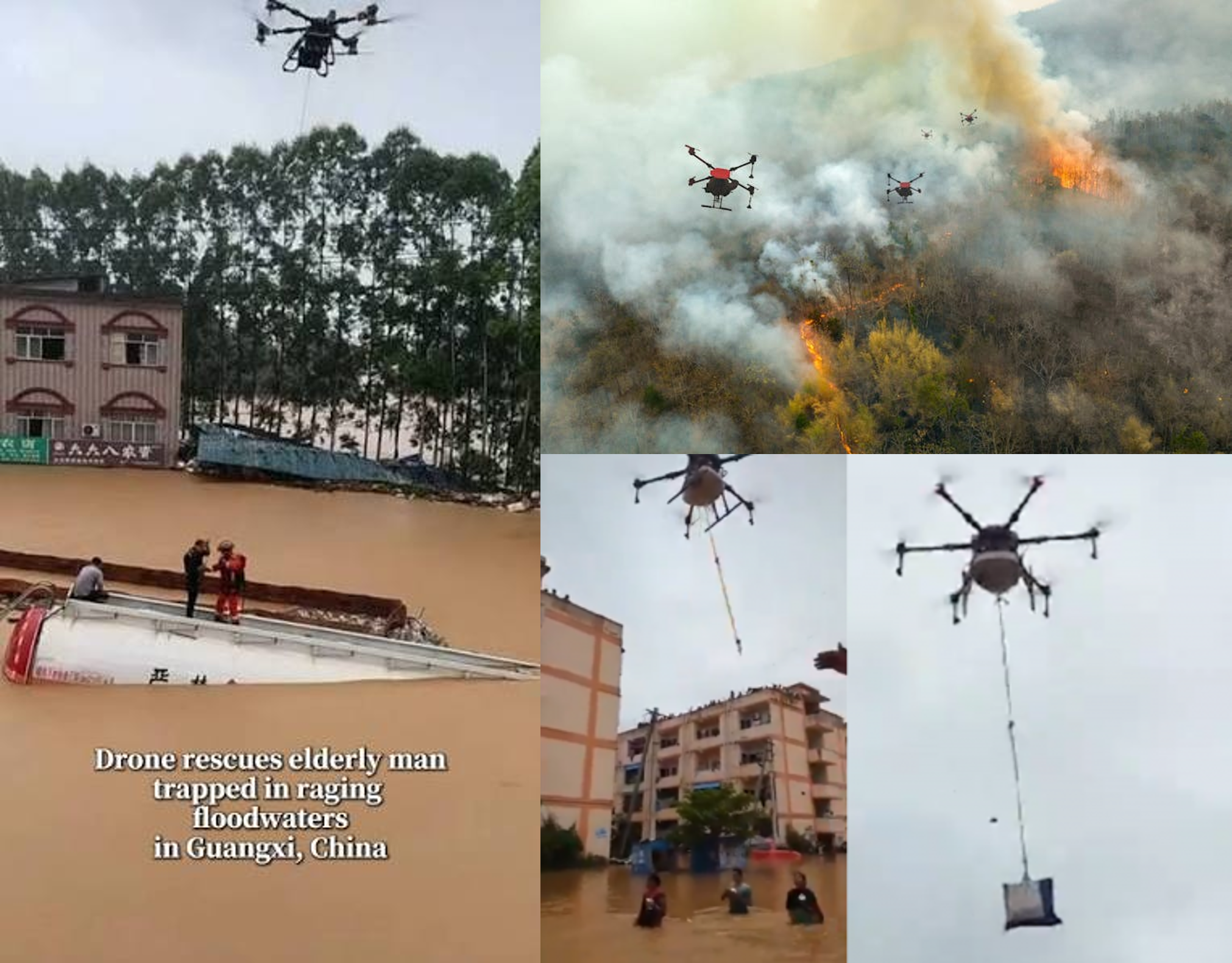 Drones supporting search-and-rescue operations